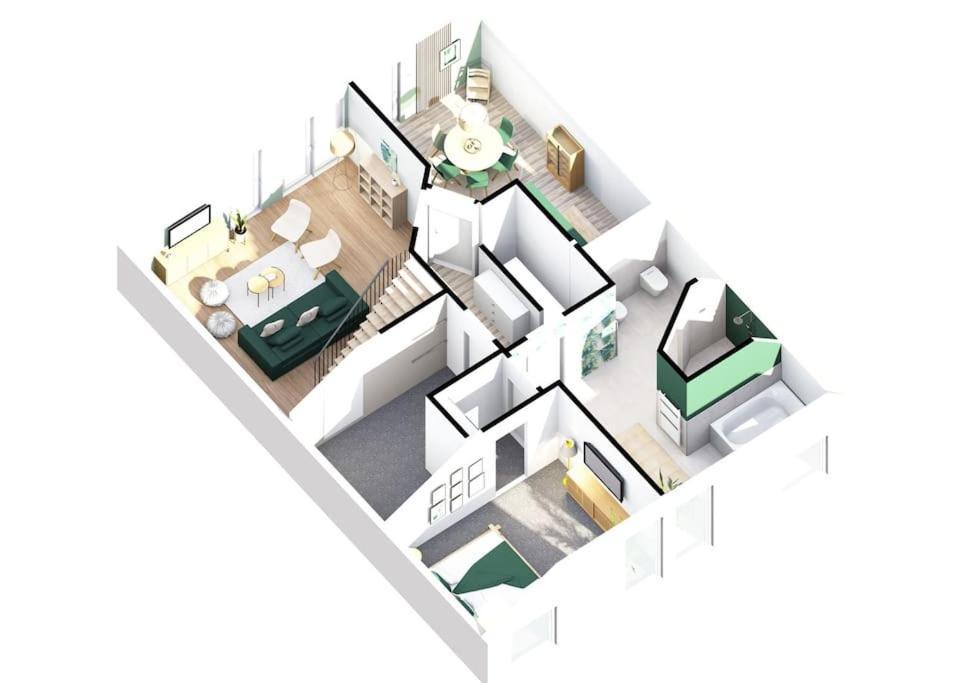 Gruenblick Oase No1 Ferienwohnung Wiesmoor Luaran gambar